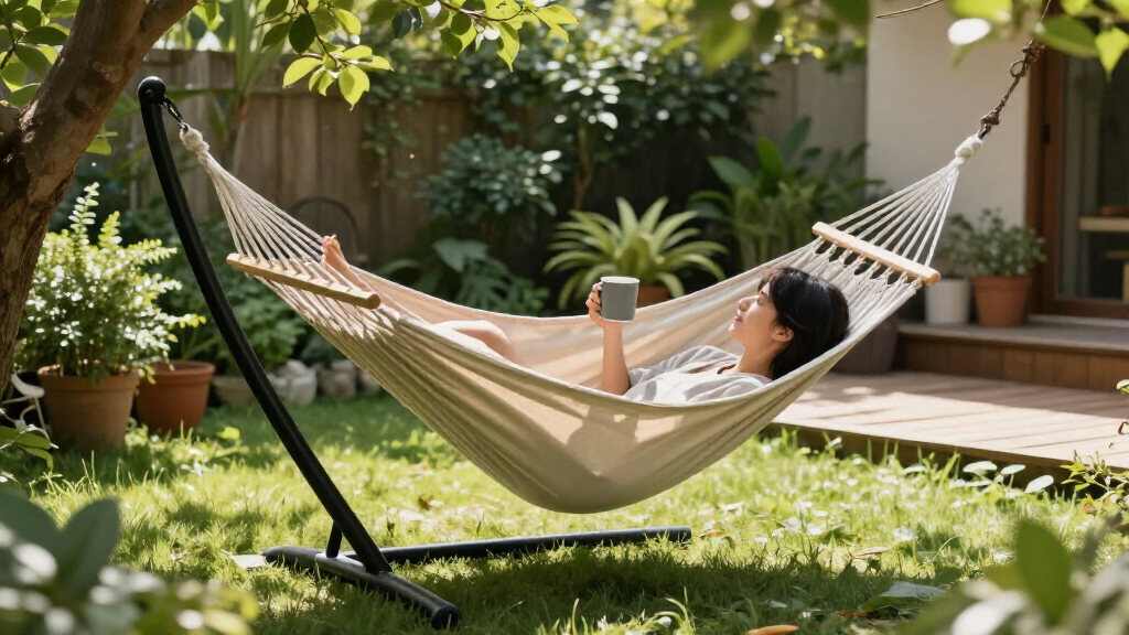 outdoor hammocks with stand