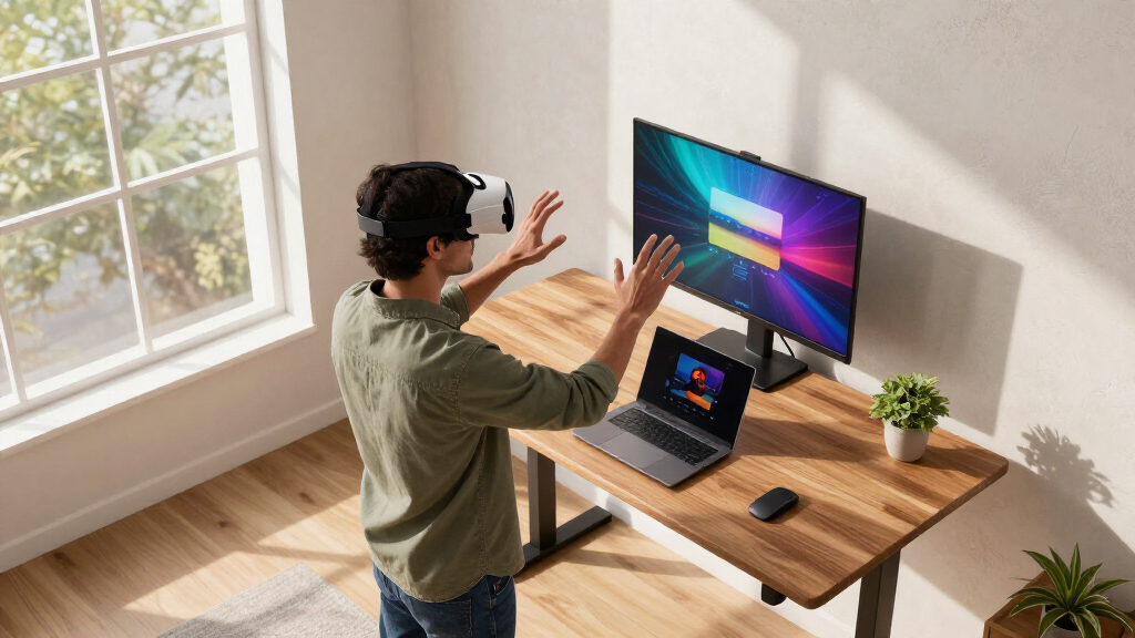best standing desks for VR creator setups