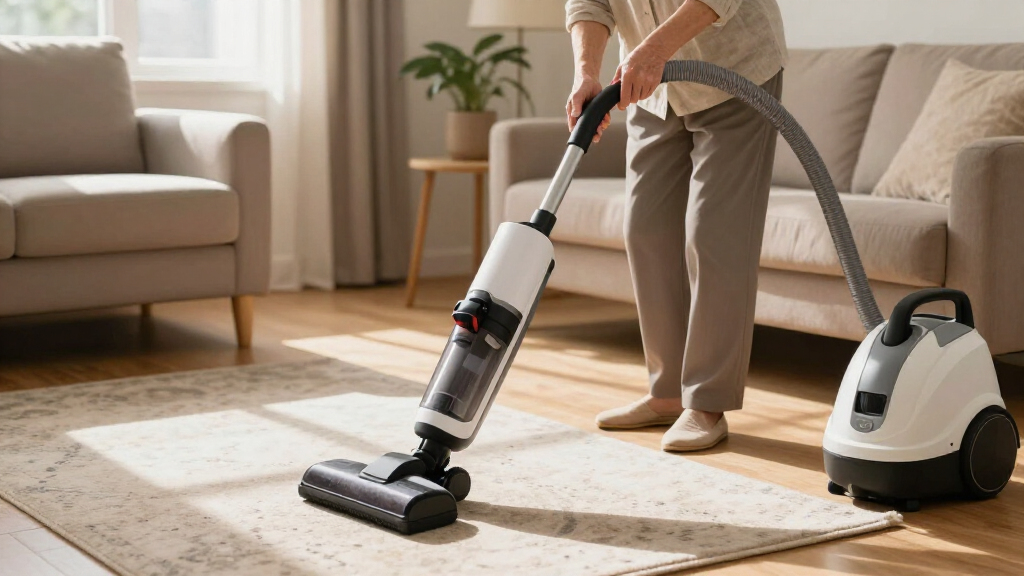 canister vacuum for seniors lightweight