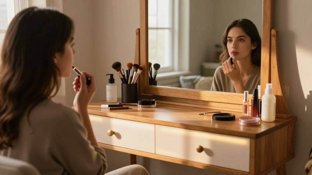best makeup vanity with drawers and lights