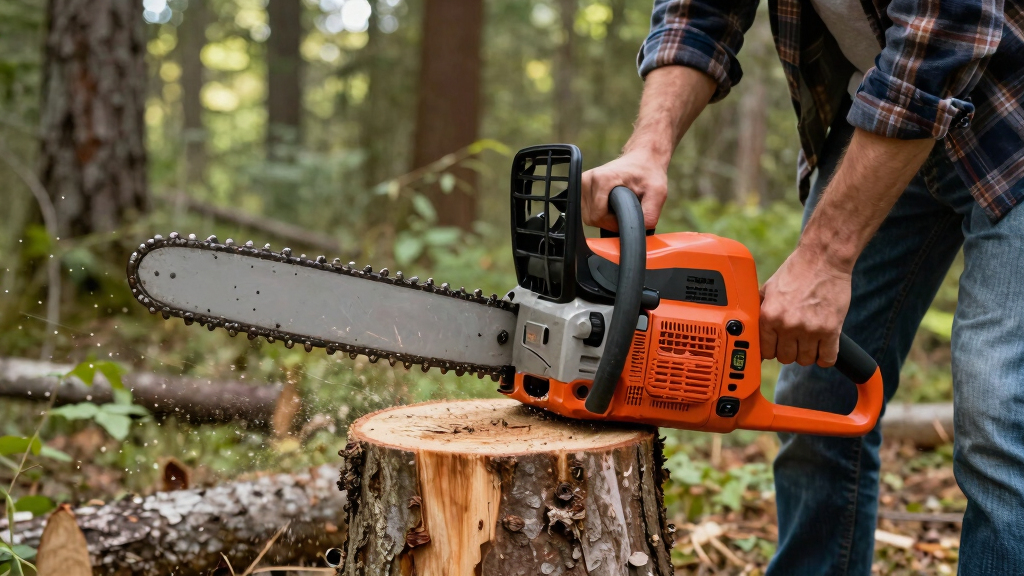 best battery powered chainsaw for camp wood processing