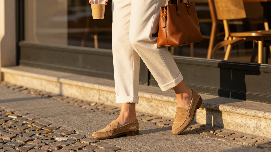 women's suede loafers