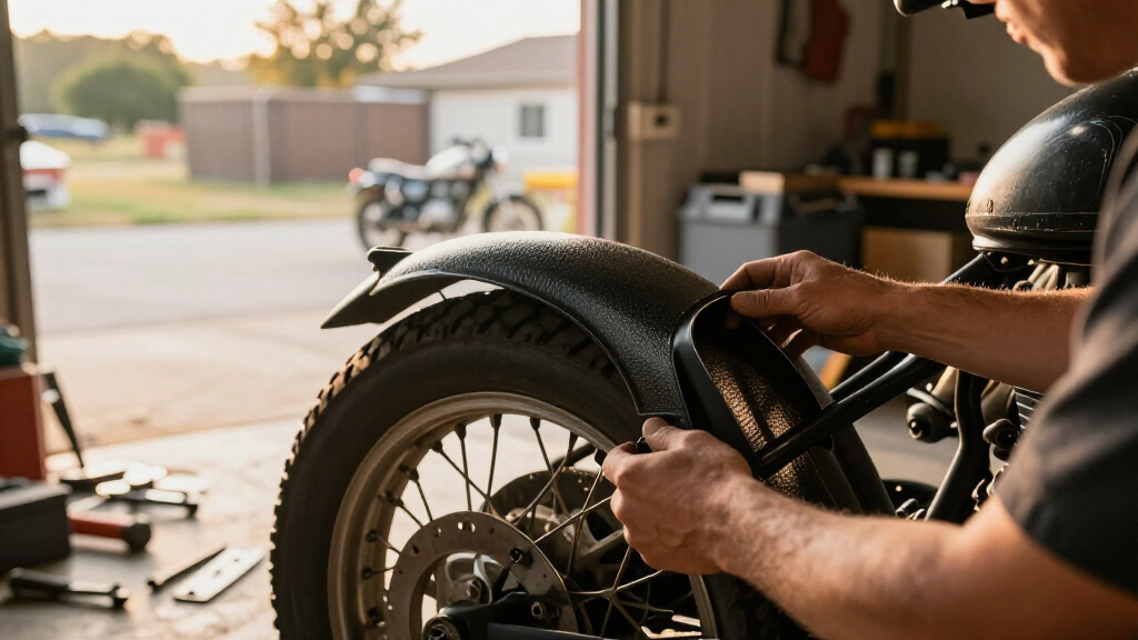 bobber fender kit for motorcycle projects