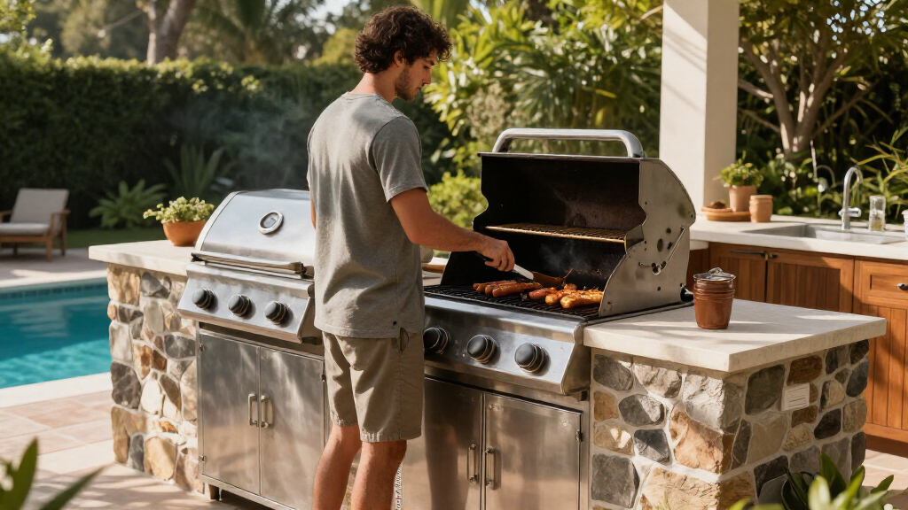 best outdoor kitchen grill island