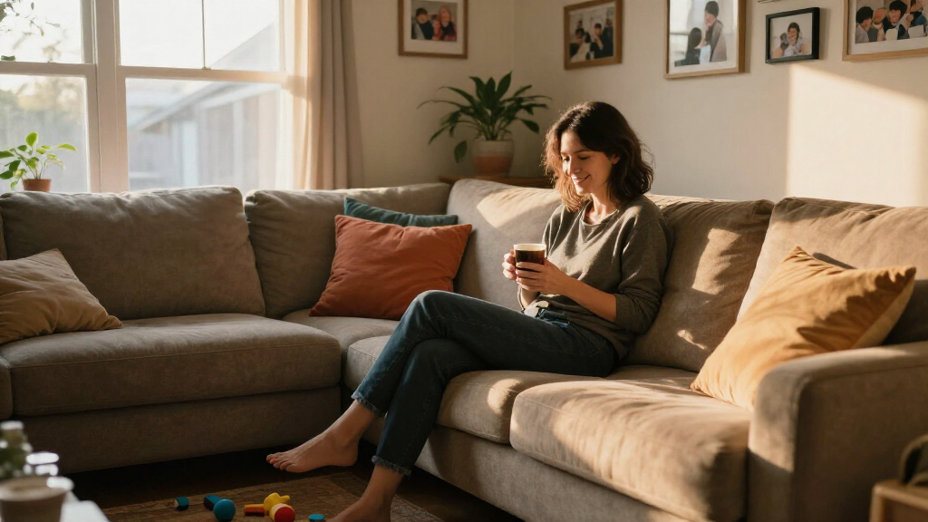 best sectional sofa for a new single-parent home