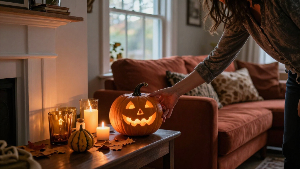 Halloween candle lanterns