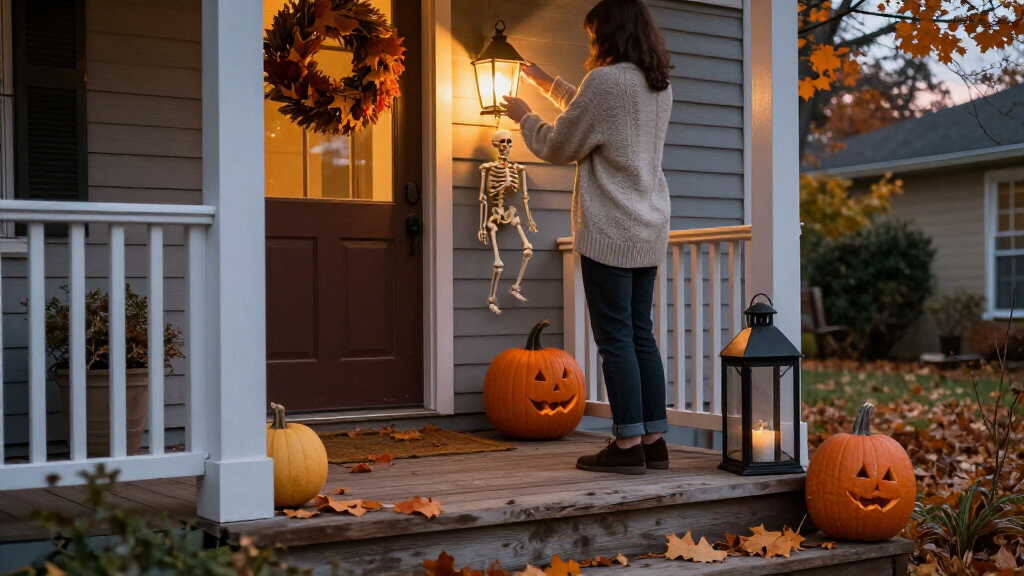halloween skeleton decorations