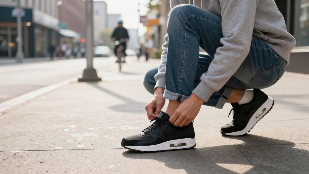 best black Air Max shoes