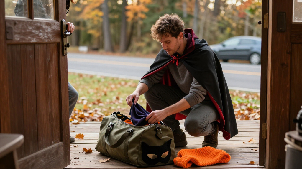 Halloween travel costume bags
