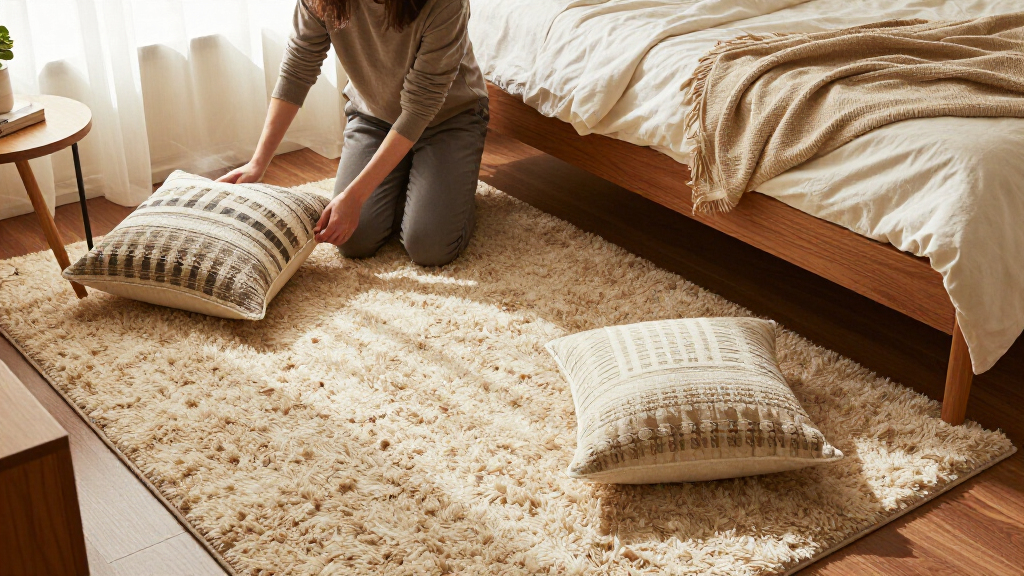 shag rug for bedroom