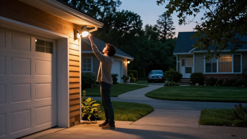 floodlight camera for detached garage