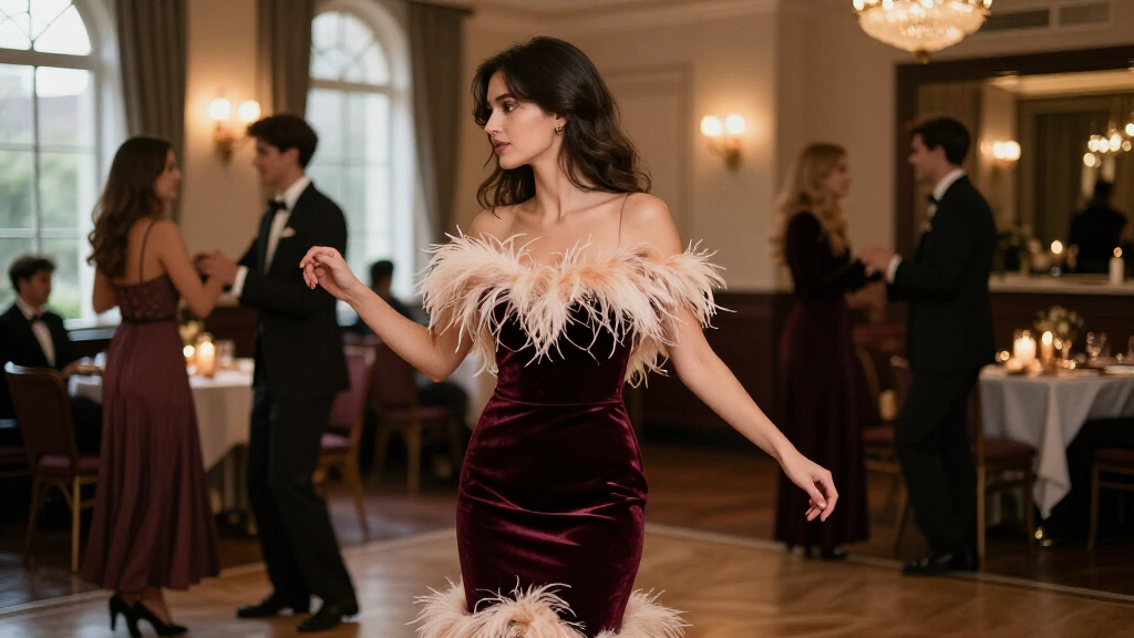 best feather dresses