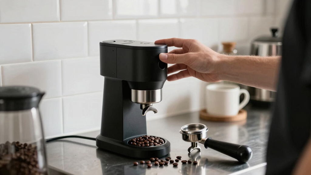 flat burr espresso grinder under