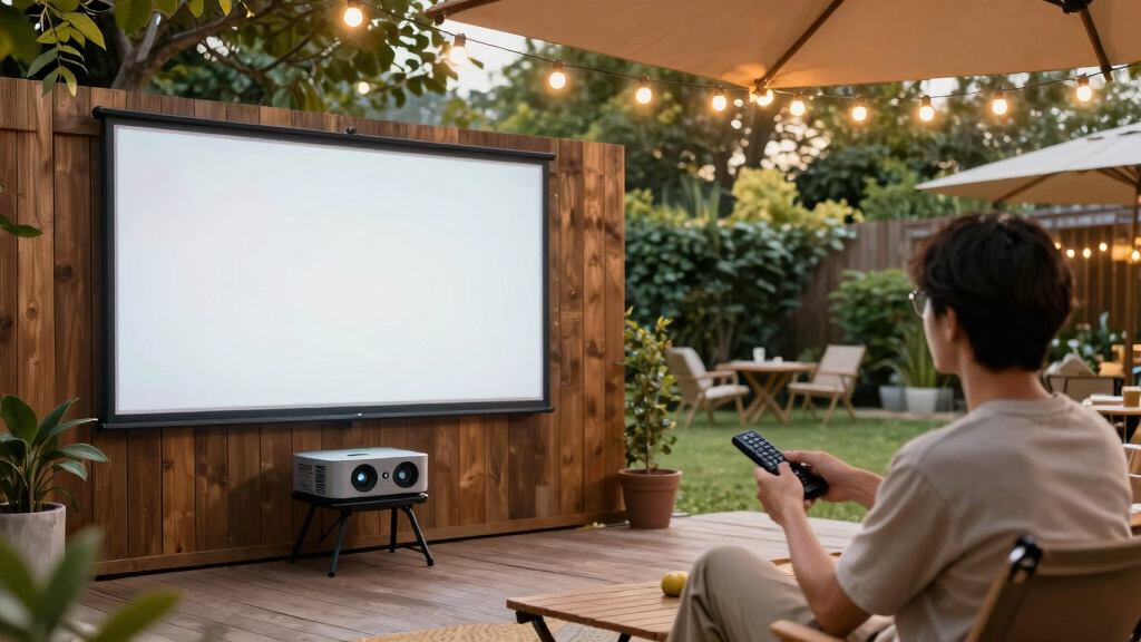 best outdoor movie screens