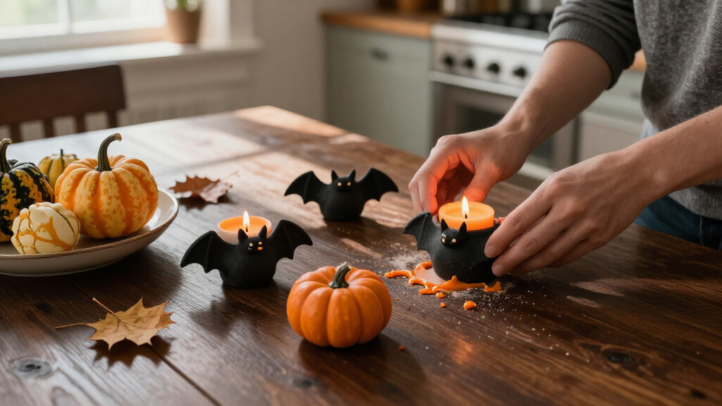Halloween candle holders