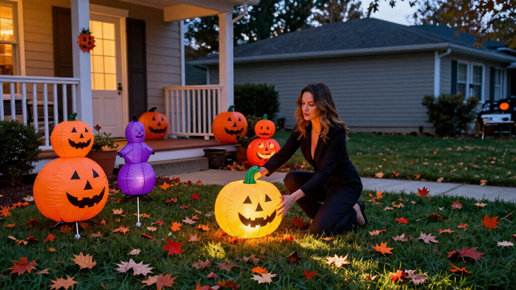 Halloween outdoor inflatables