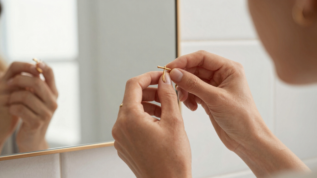 best 14k gold nipple barbell