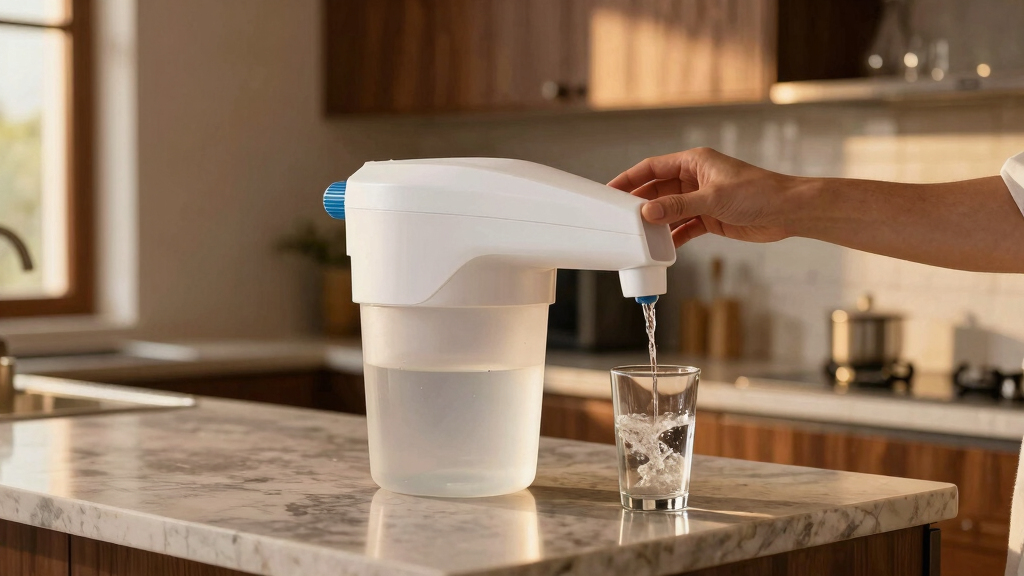 water softener system for home bar area