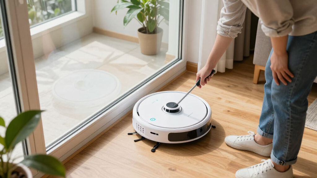window cleaning robot with ai path planning
