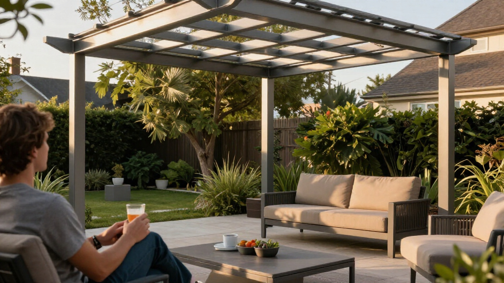 rated aluminum pergolas