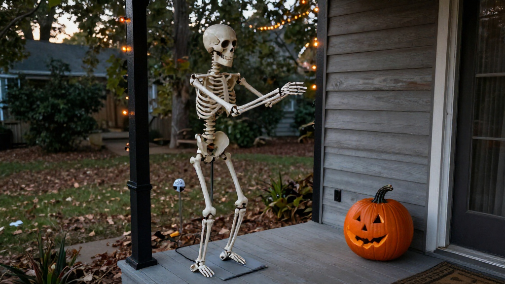 Halloween animatronic decorations