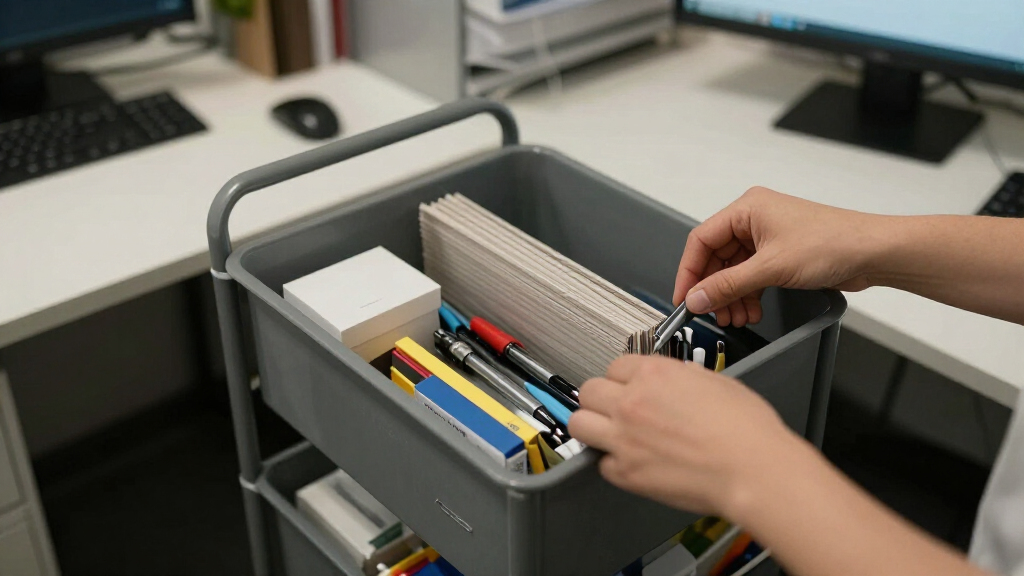 best rolling storage carts for paperwork and supplies