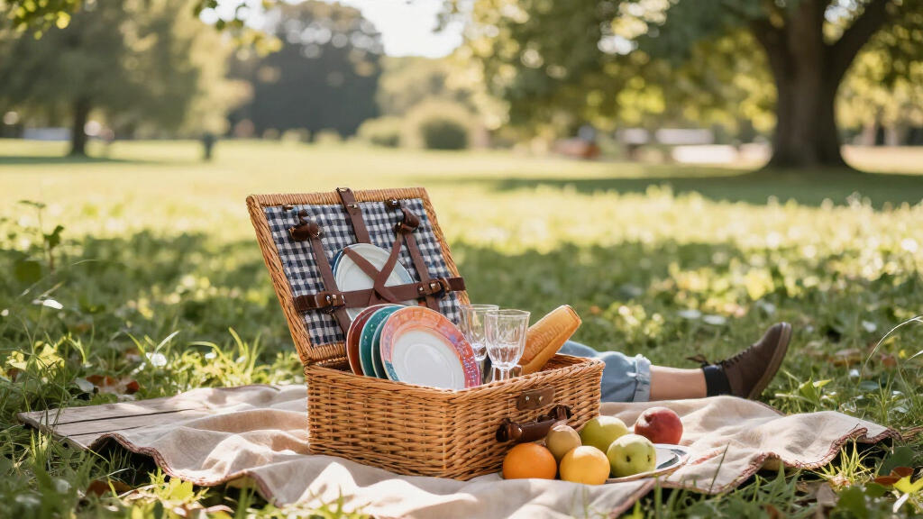 picnic baskets aesthetic