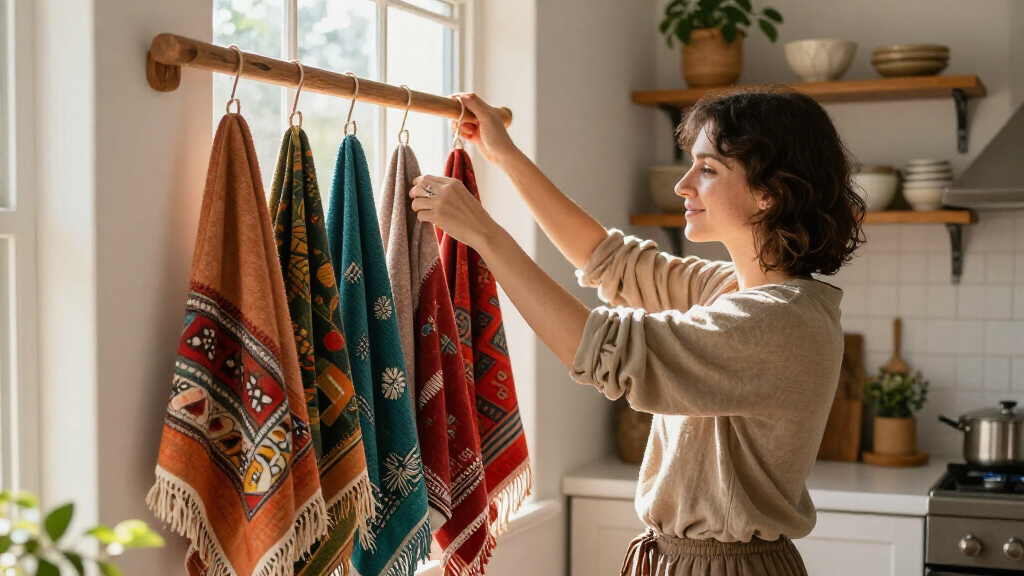 boho kitchen towels