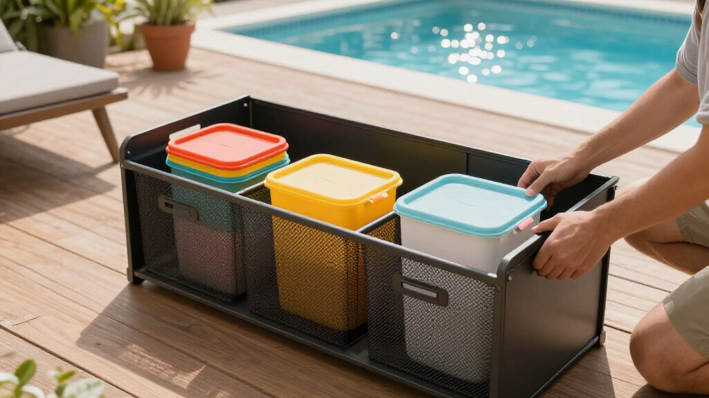 poolside storage solutions