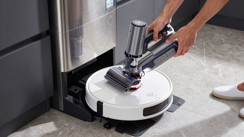 best self-emptying robot vacuum with bagless dock