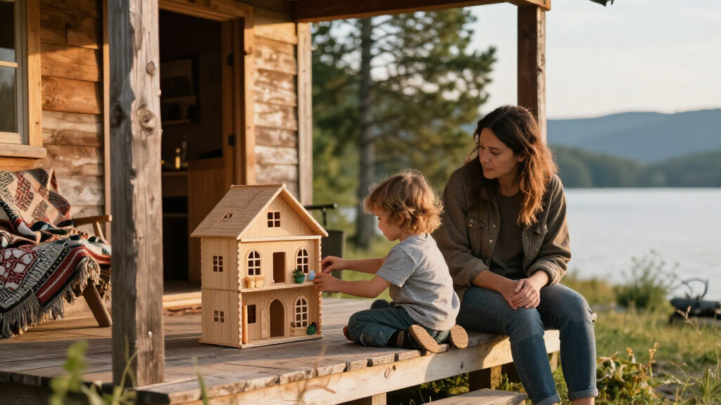 premium wooden dollhouse sets