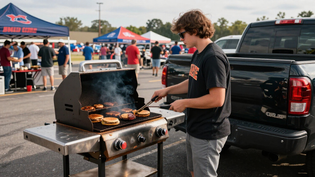 NFL tailgating grills