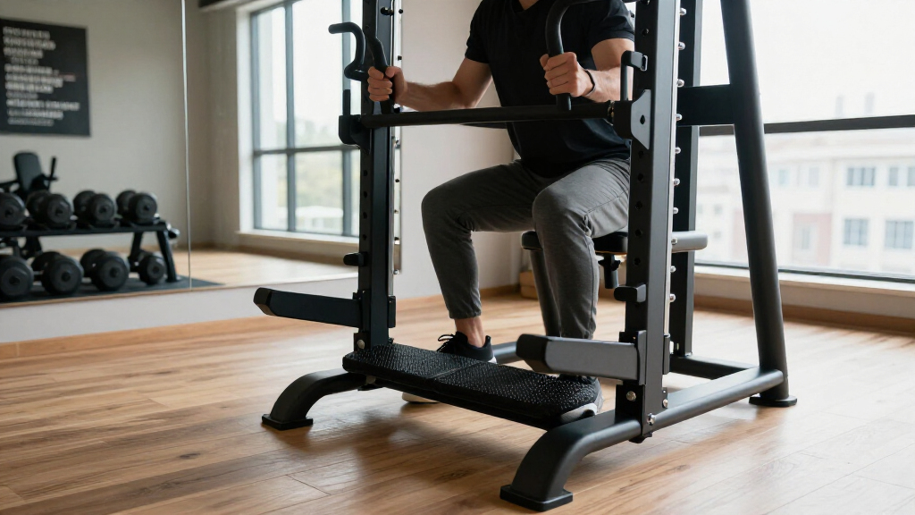premium hack squat machine for home gym