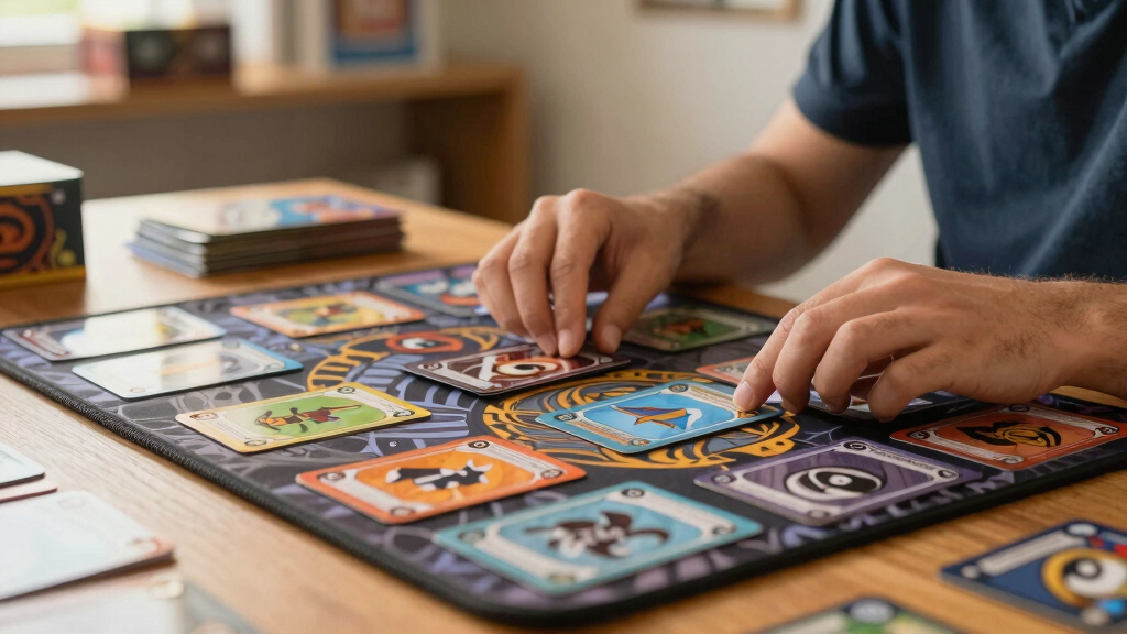 competitive trading card game playmats