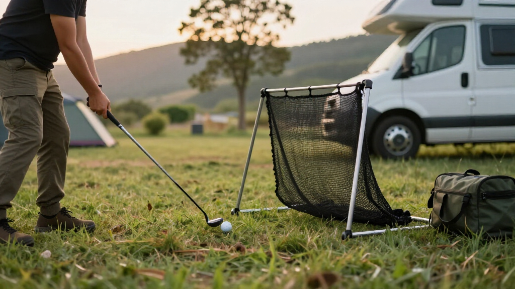 portable golf hitting nets