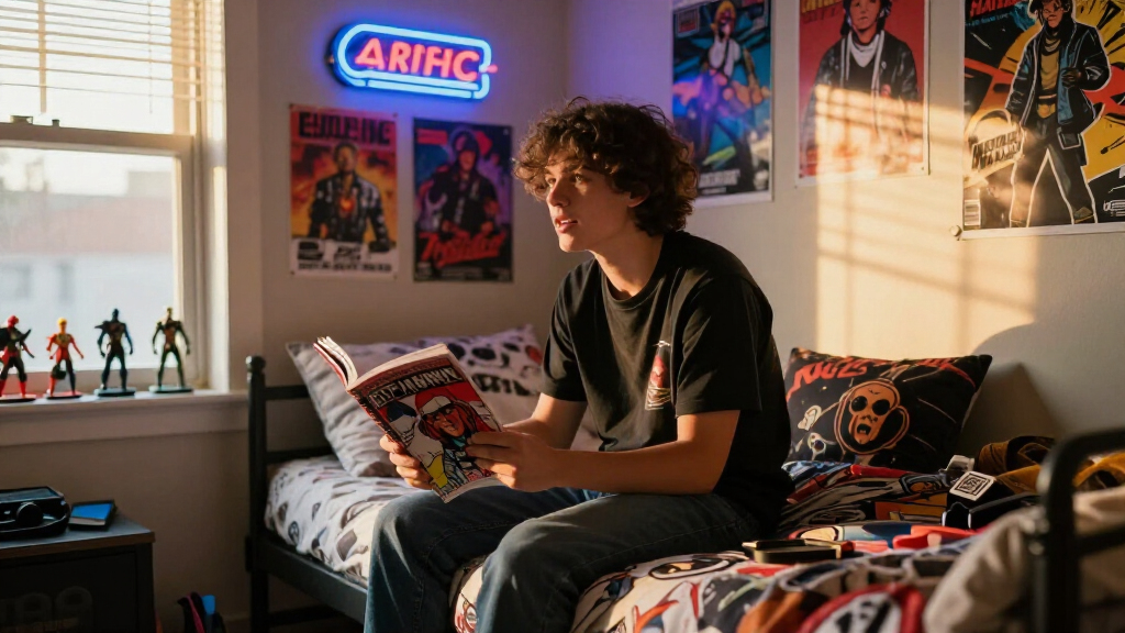 pop culture themed dorm decor