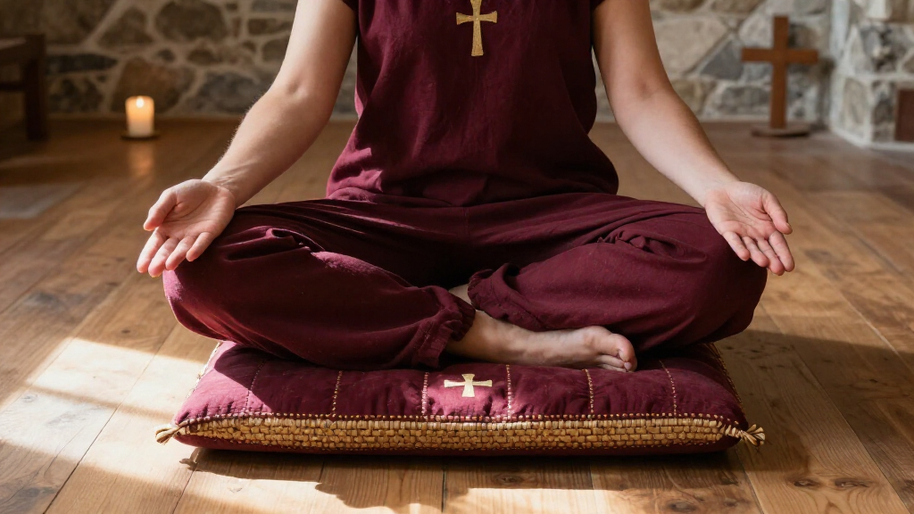 Christian meditation cushions