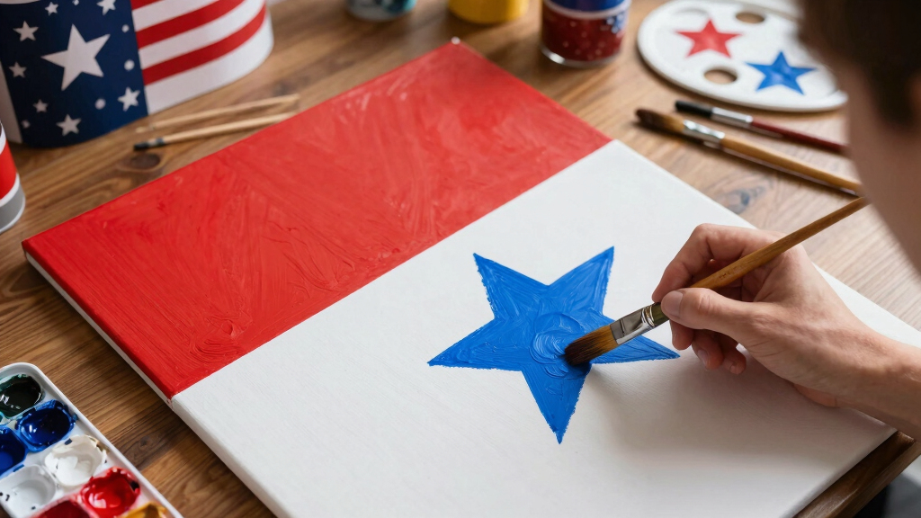 patriotic art supplies