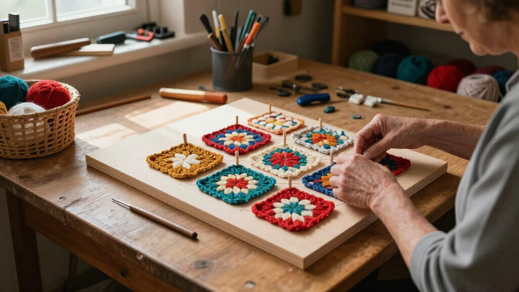 best blocking board for granny squares