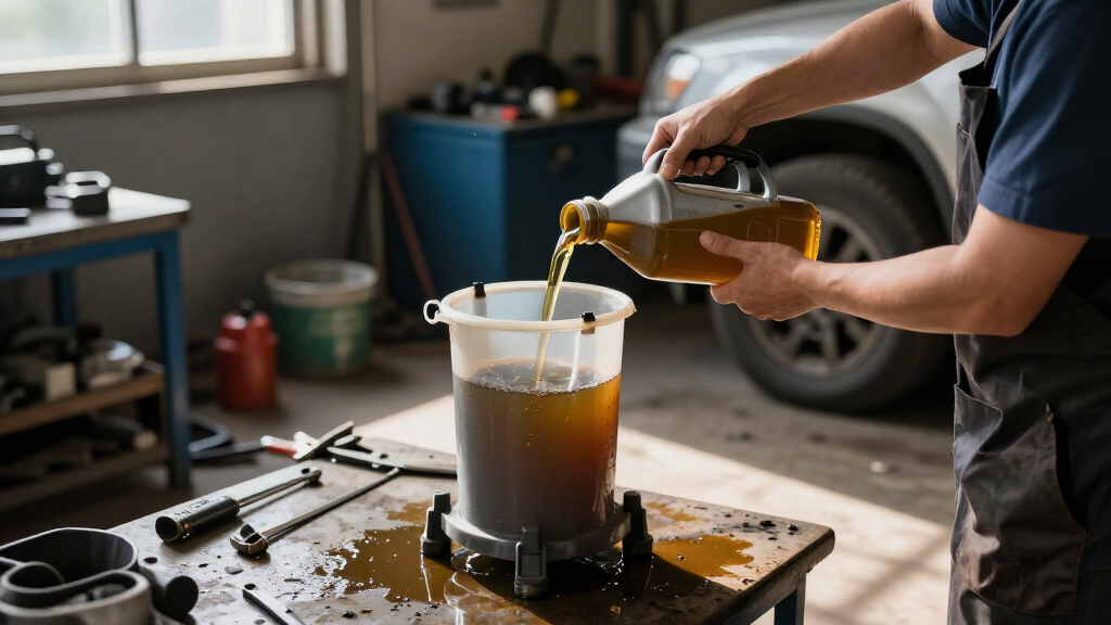portable oil filtration cart