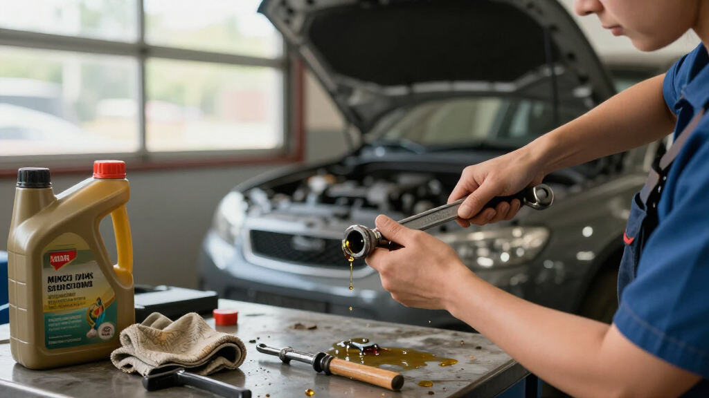 automotive oil change tools