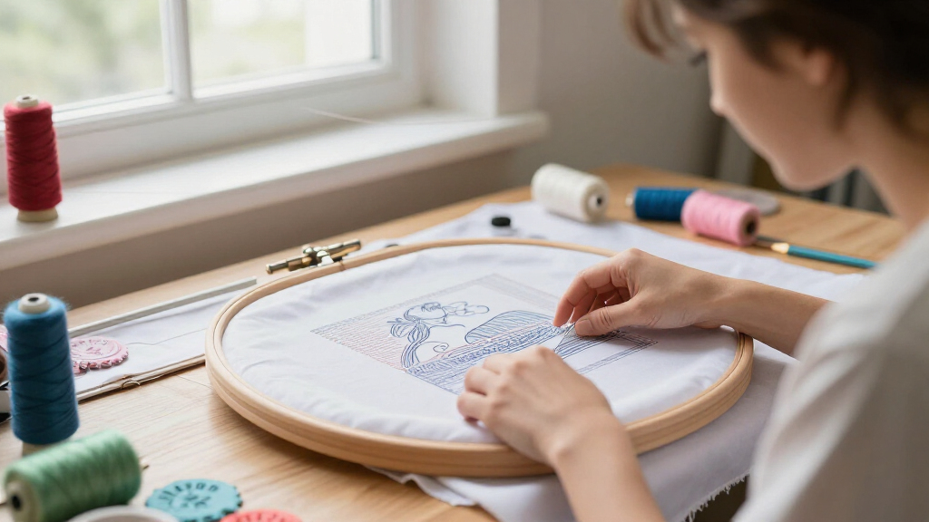 embroidery machine with large hoop