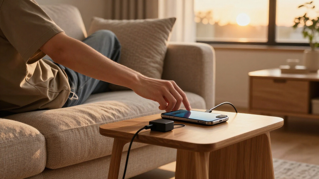 side tables with charging ports