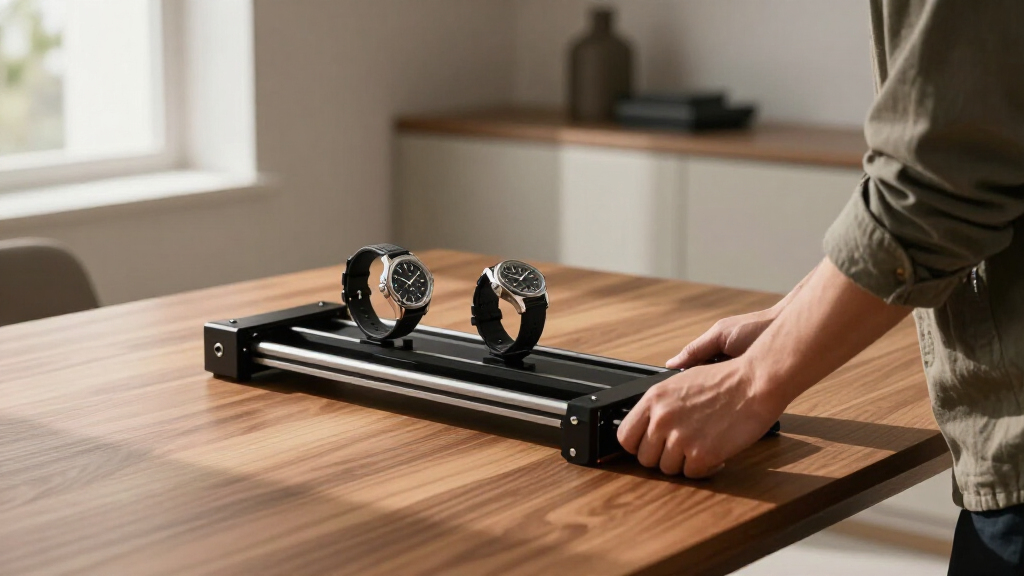 high end motorized camera slider for product videos
