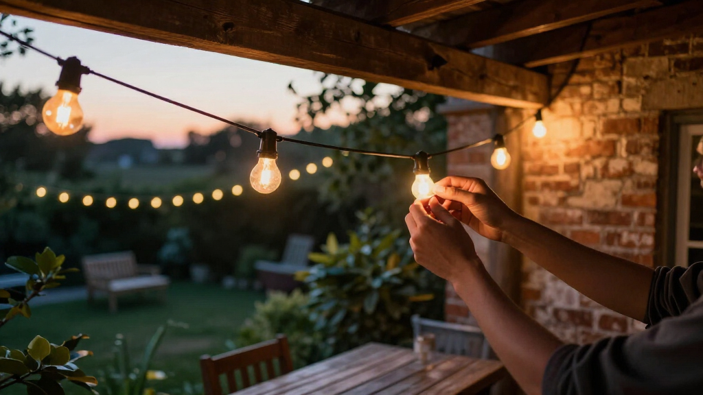 outdoor string lights