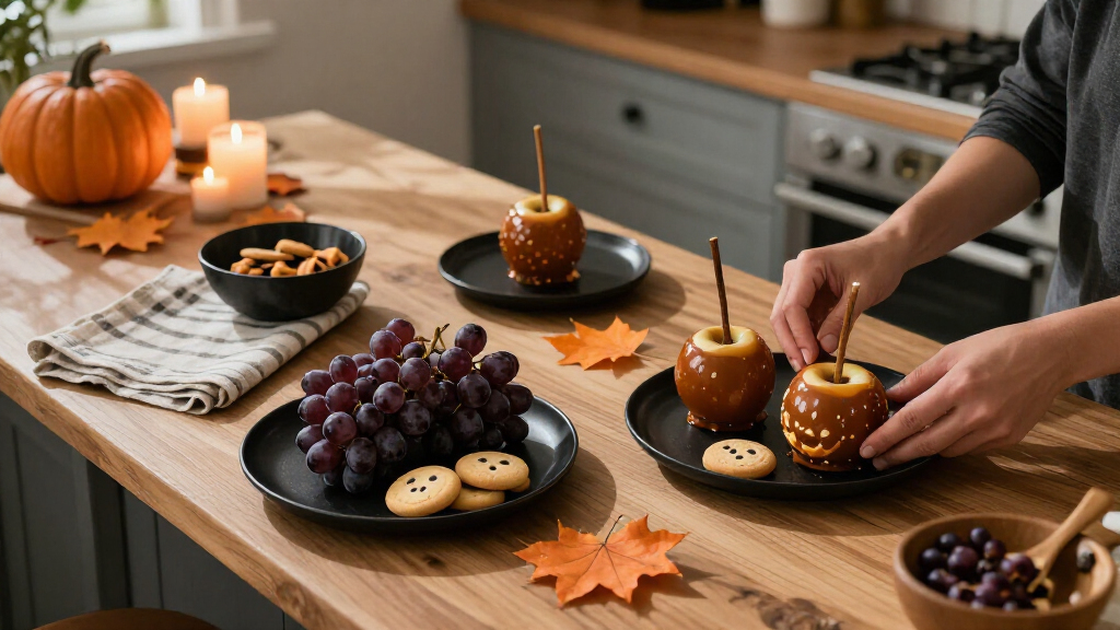 Halloween serving platters
