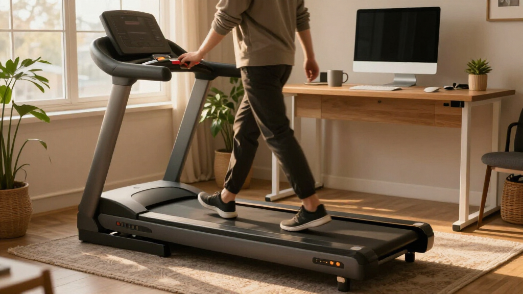 under desk treadmill for home office