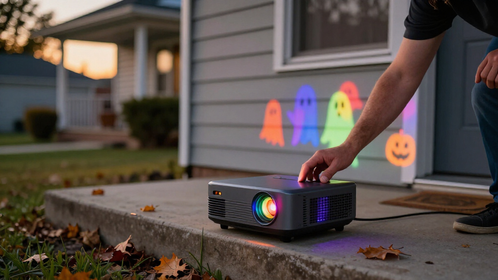 smart home Halloween projectors