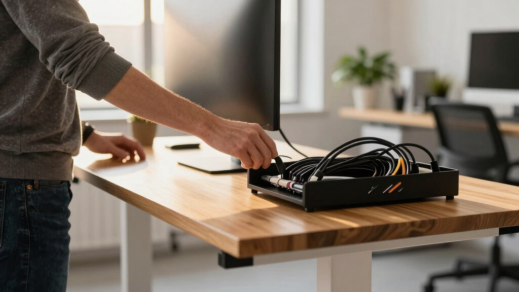 best standing desk with cable management
