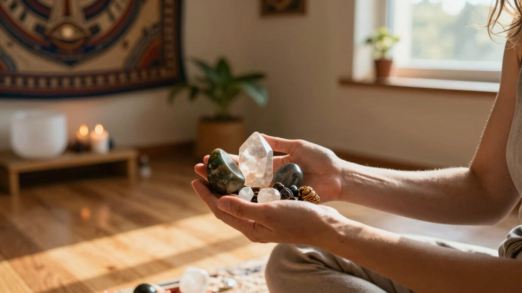 crystal healing sets